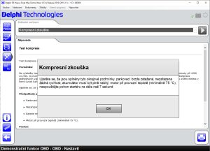 Delphi DS Truck - Zkoušky komprese - verze programu 2019.11