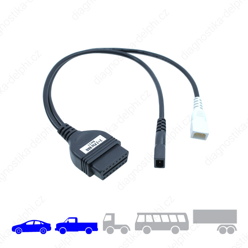 Redukce 2+2-pin Audi/VW pro osobní/VAN vozidla