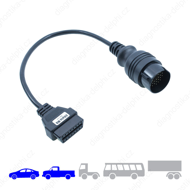 Redukce 38-pin Mercedes (LCV) pro LCV/VAN