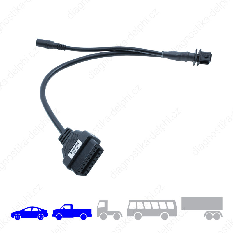 Redukce 2-pin Citroen/Peugeot pro osobní/VAN vozidla