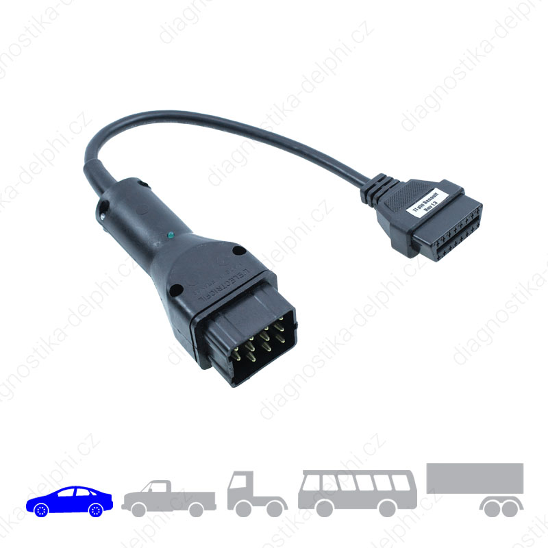 Redukce 11-pin pro osobní vozidla Renault