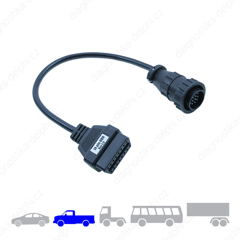 Redukce 14-pin MB Sprinter + VW LT